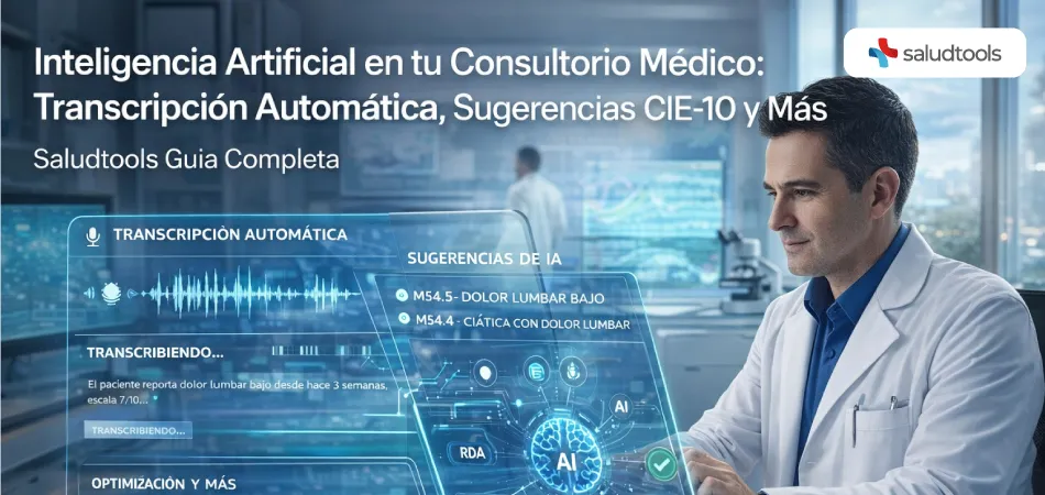 Inteligencia Artificial en consultorios médicos colombianos 2026 — Saludtools