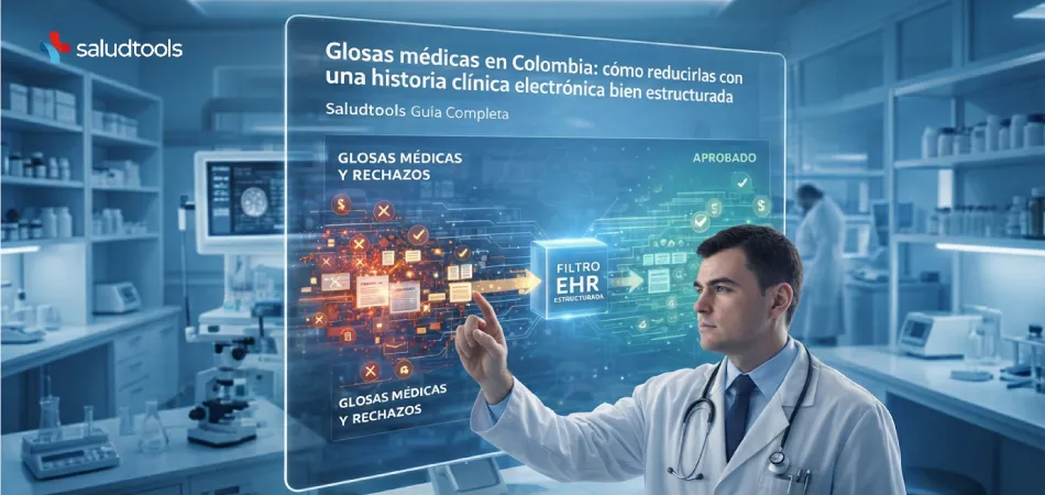Cómo reducir glosas médicas con historia clínica electrónica — Saludtools