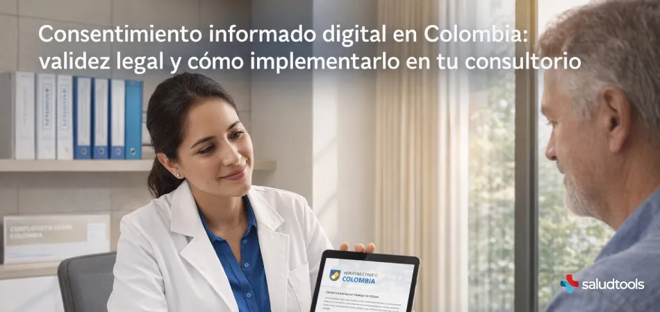 Consentimiento informado digital en Colombia — Saludtools