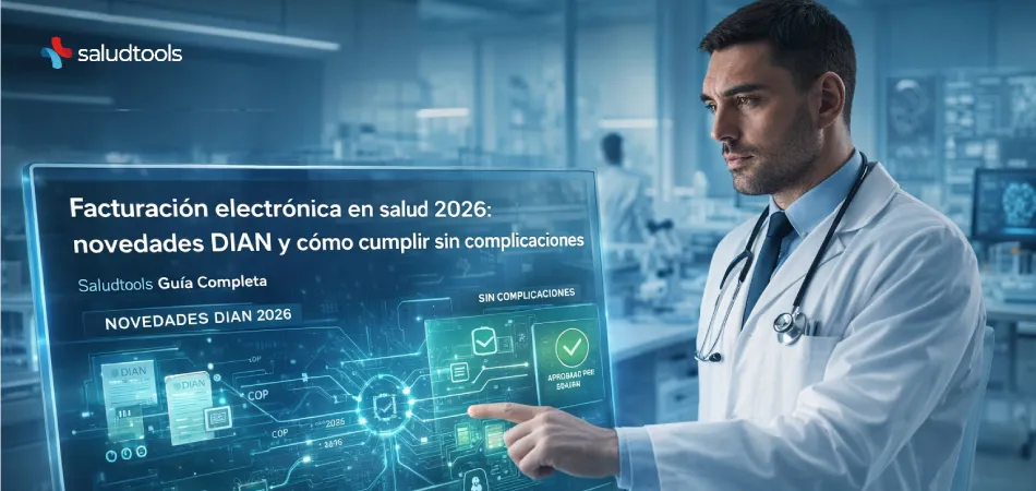 Facturación electrónica en salud 2026 y novedades DIAN — Saludtools