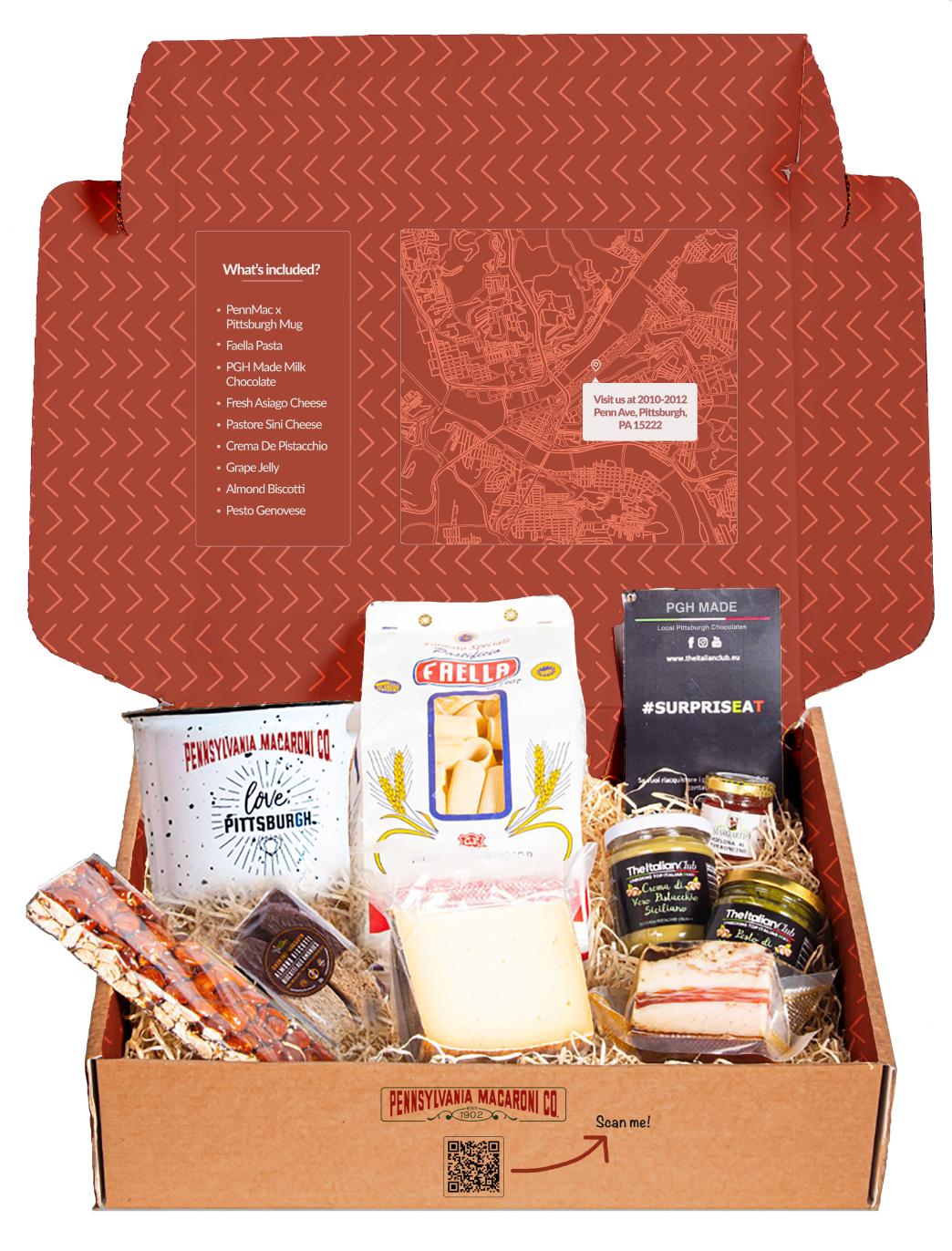 Final box design of the Care Package Box