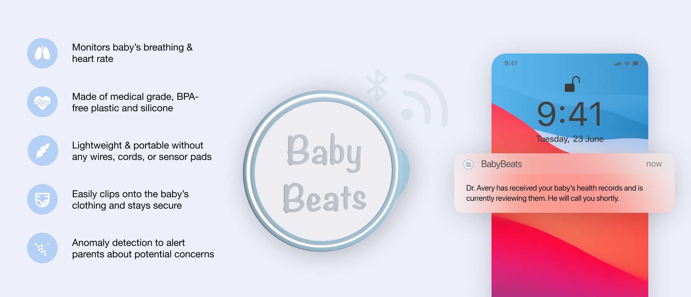 features of babybeats