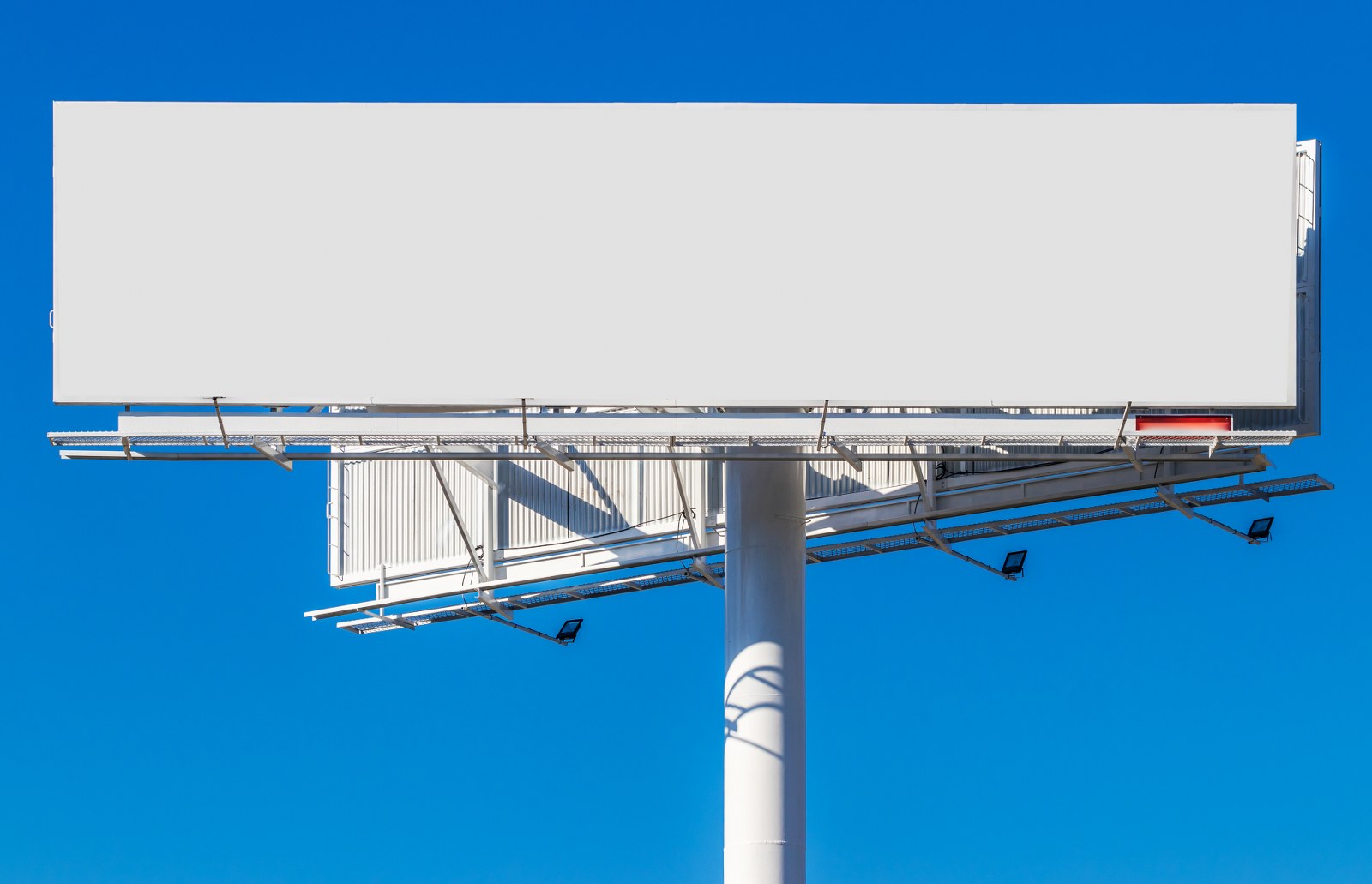 A blank billboard.