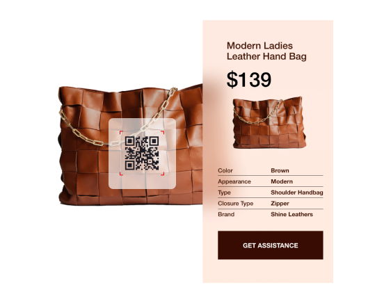 From QR code to a landing page