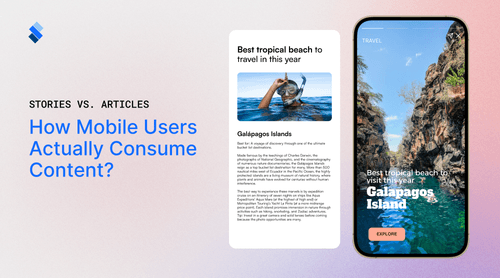 how mobile users actually consume content