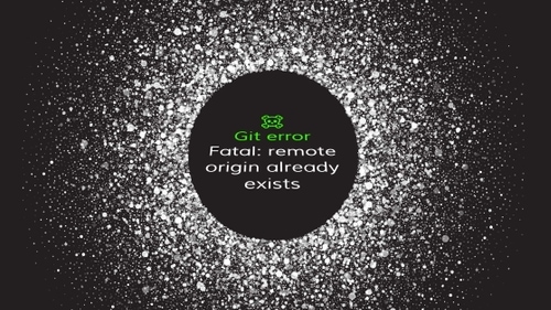 Git error - Fatal: remote origin already exists and how <a href=