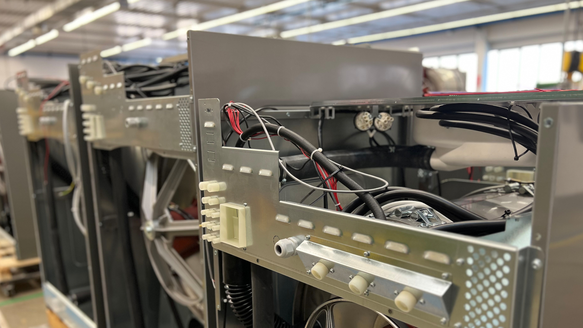 Large assembly line plants