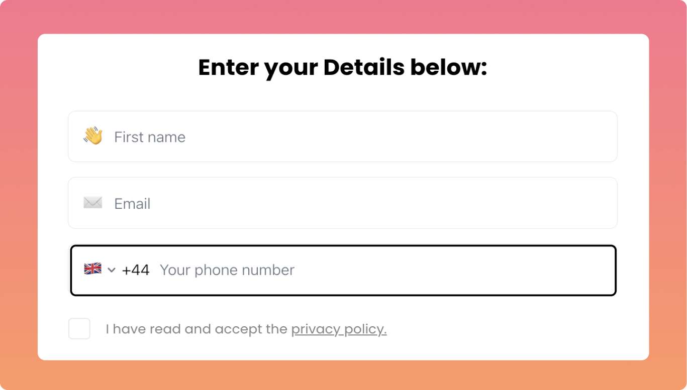 Automatic Country Detection for Phone Validation ๐ฑ