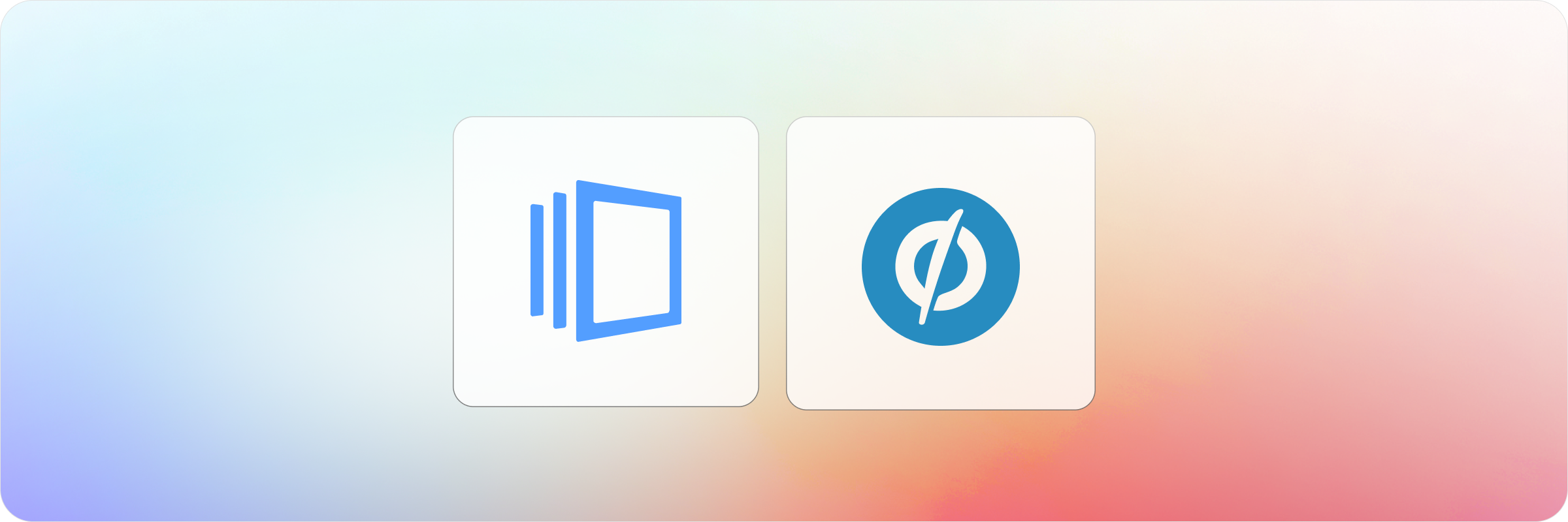 Instapage vs Unbounce comparison — brand logos side by side on a gradient background.