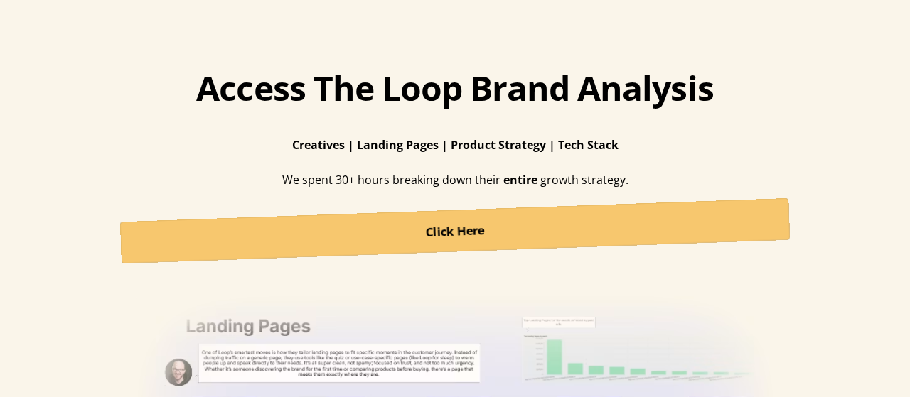 Loop Creative Stack Audit dark purple lead generation forms for design-led ecommerce brands