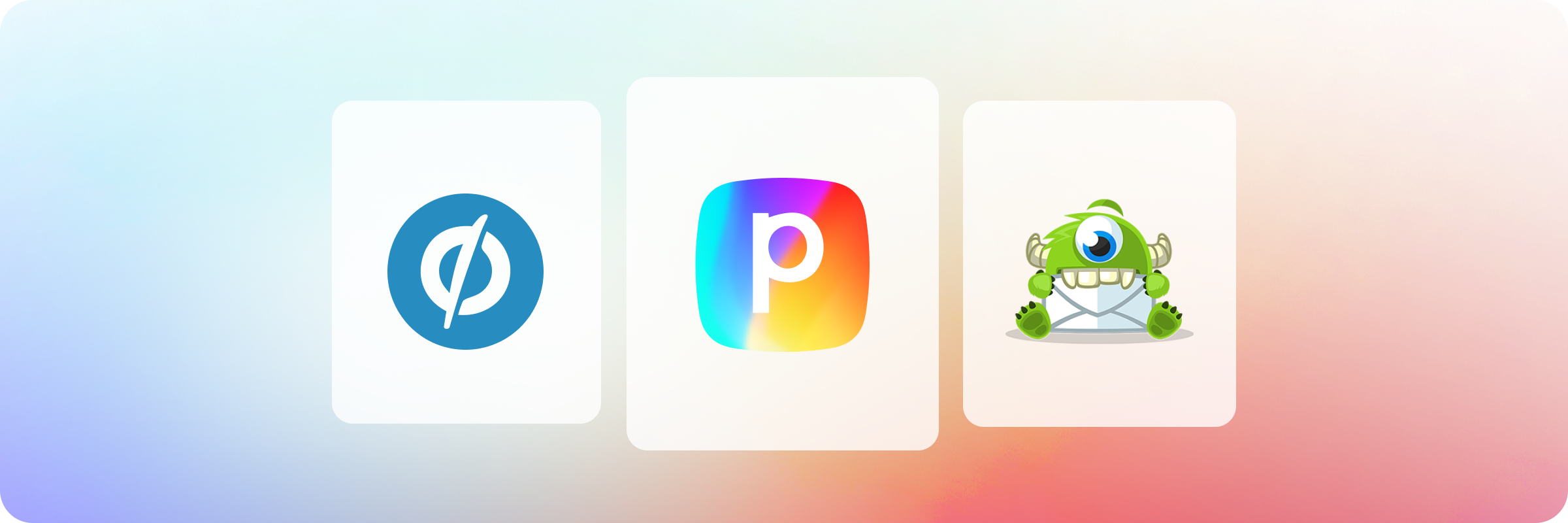ConvertFlow alternative: three app icons on cards