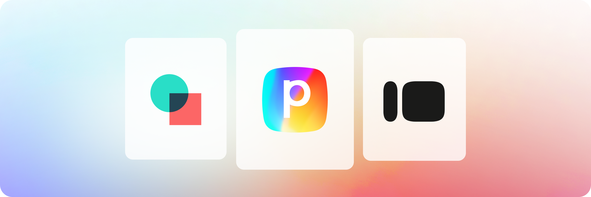 outgrow alternative: three tool logos side by side on white cards, with Perspective in the middle