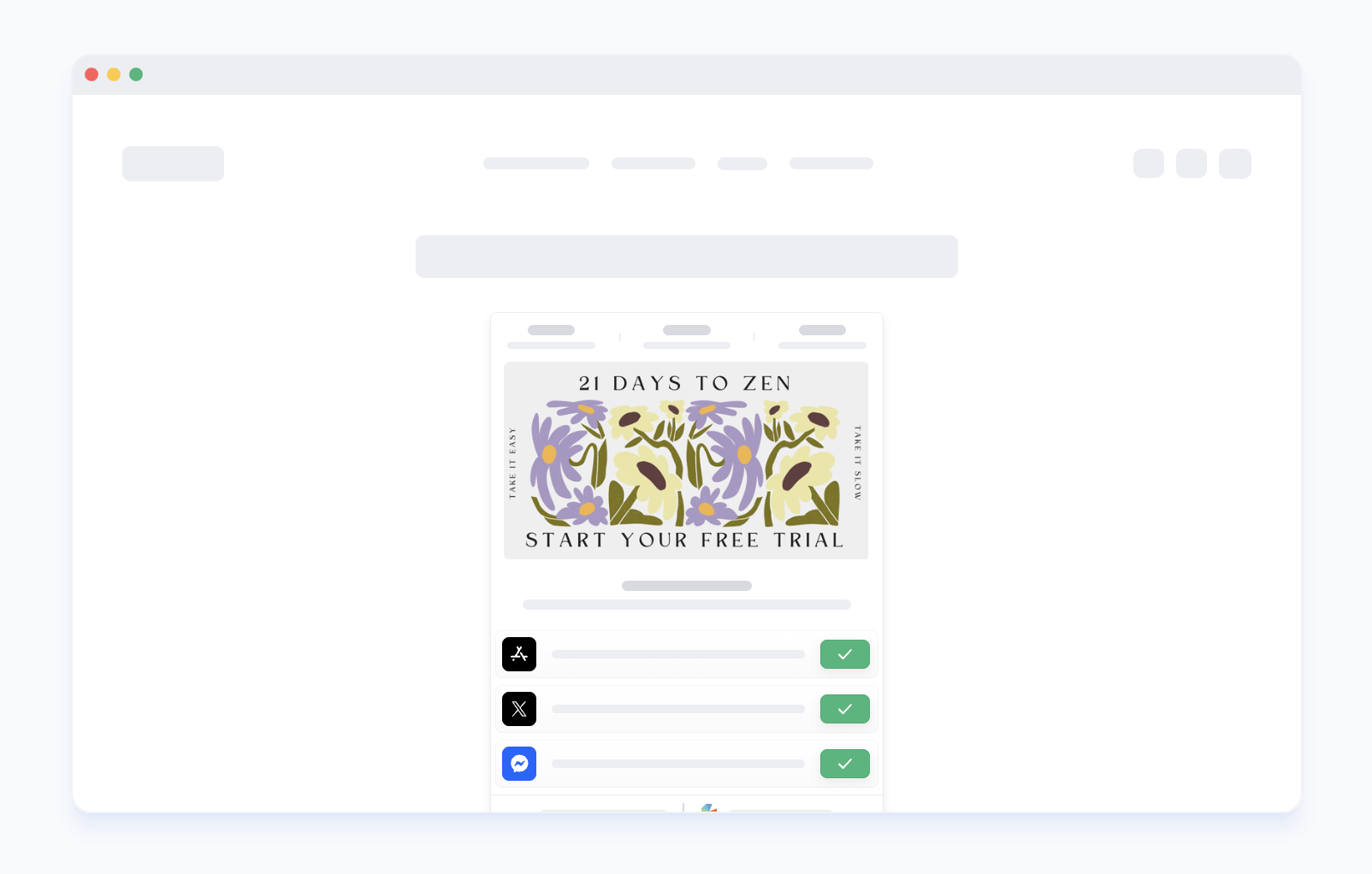 Gleam competition widget showing completed social share entry tasks