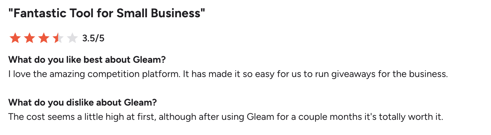 Gleam G2 review 1