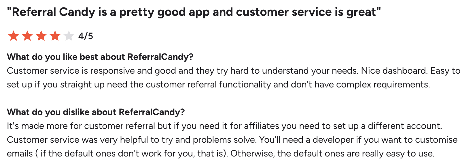ReferralCandy G2 review 2