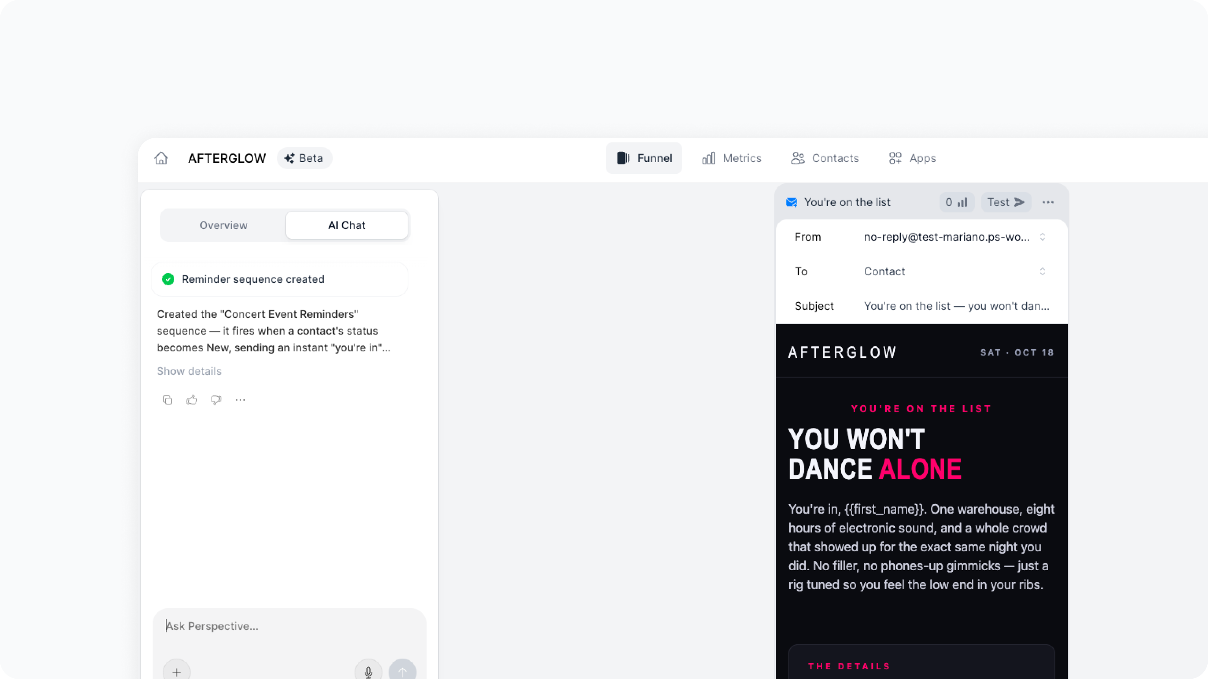 AI Sequences – Build email sequences in chat 💬