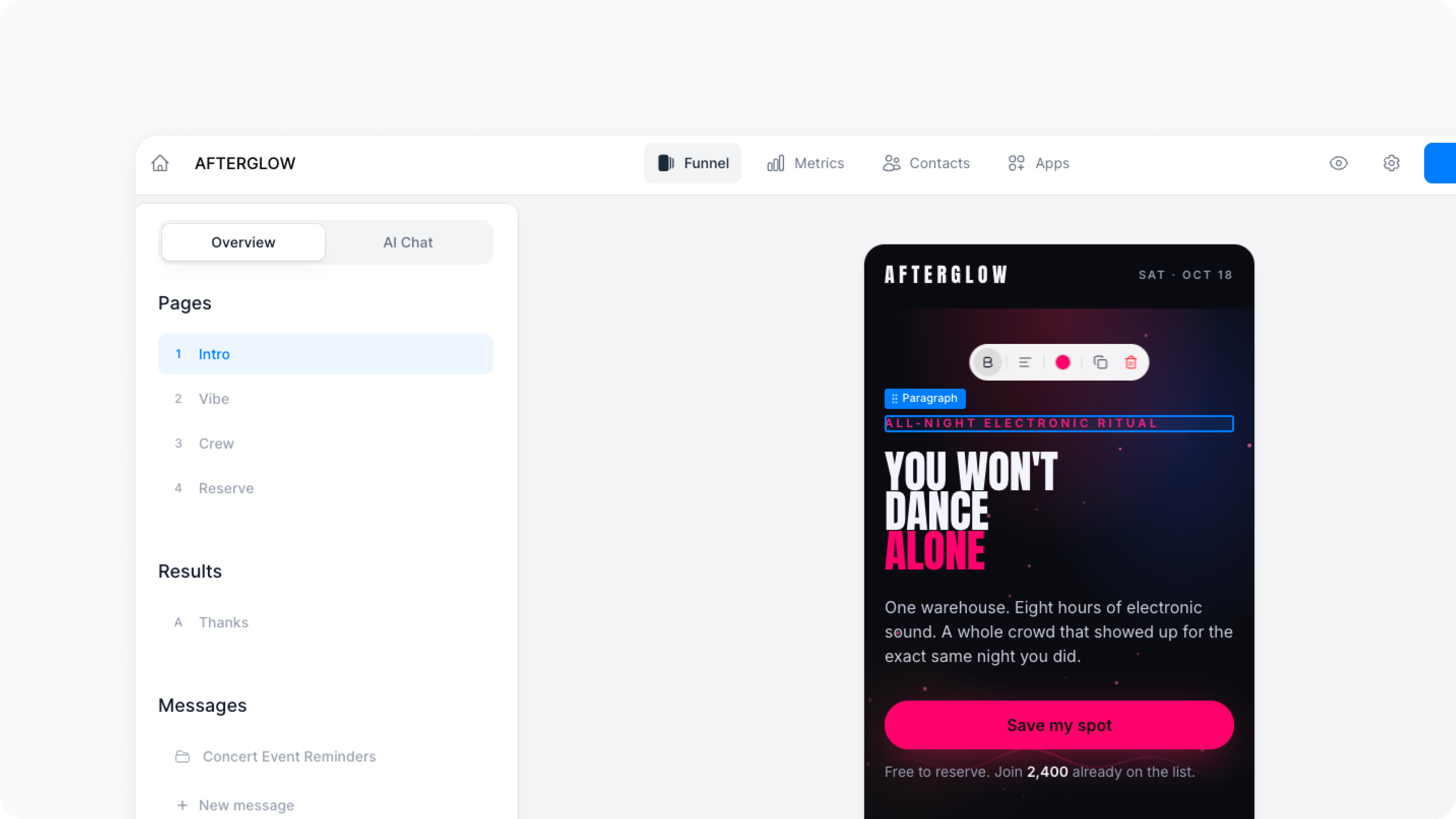 Drag & Drop – Rearrange pages by hand 🧲