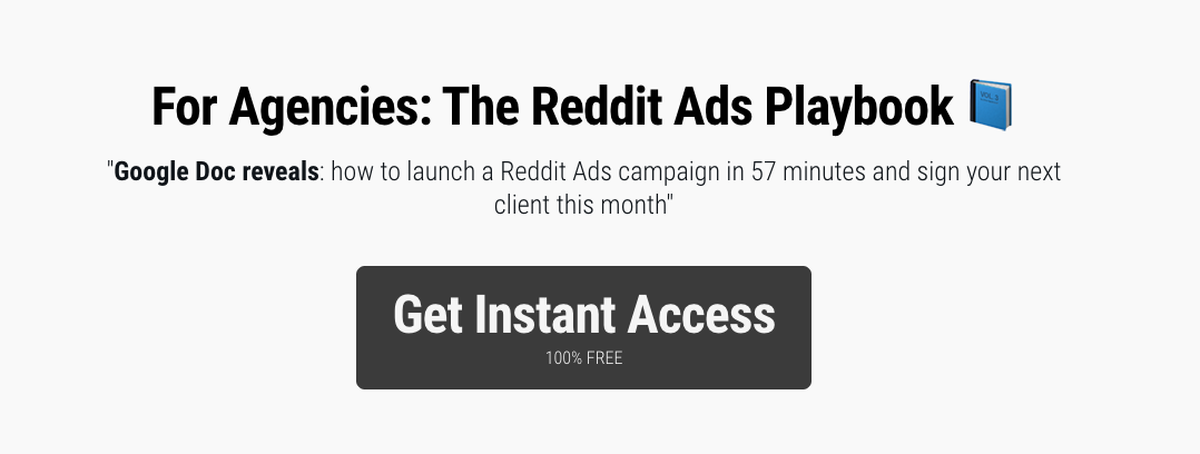 "For Agencies: The Reddit Ads Playbook" offer at 16%, among these B2B landing page examples