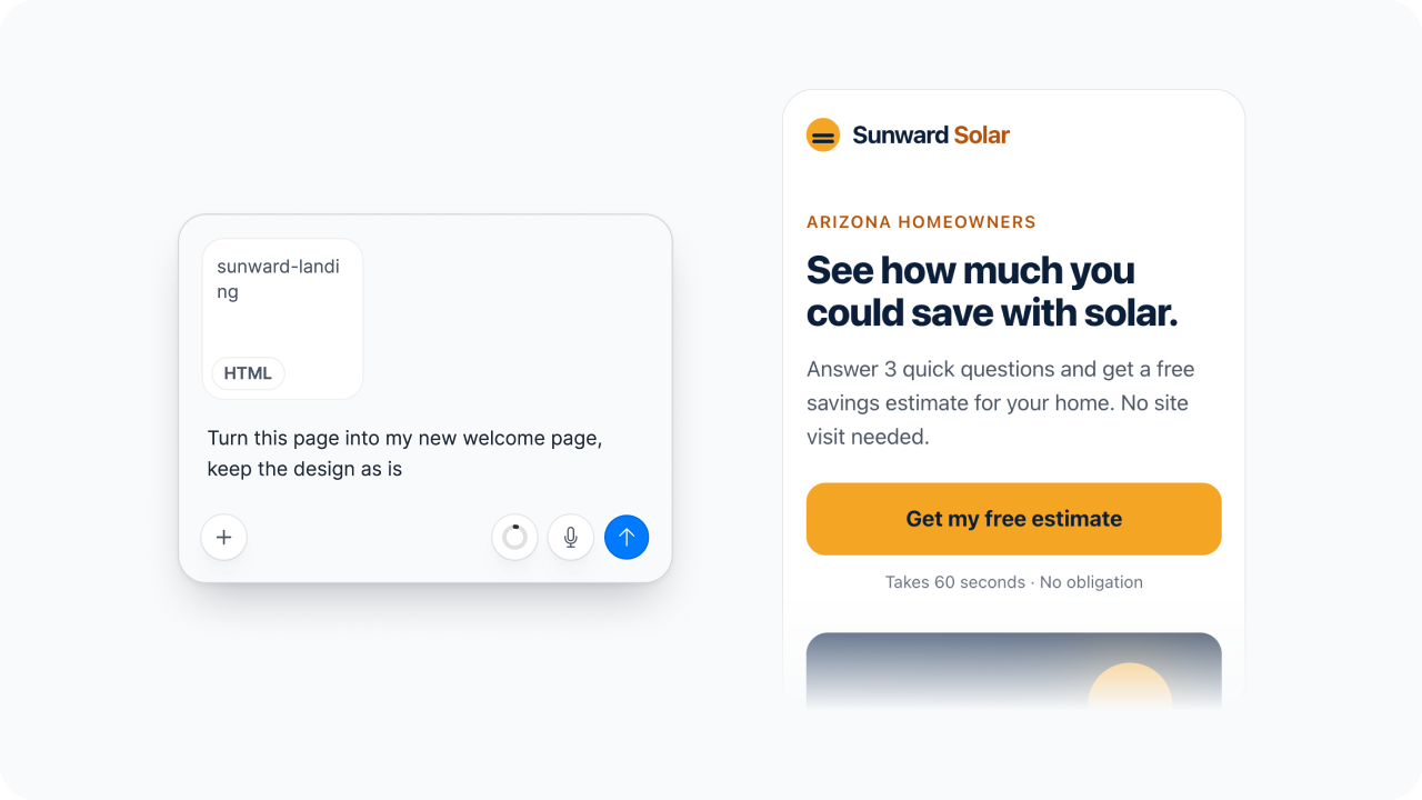 Import HTML – Build it anywhere, run it on Perspective 📤
