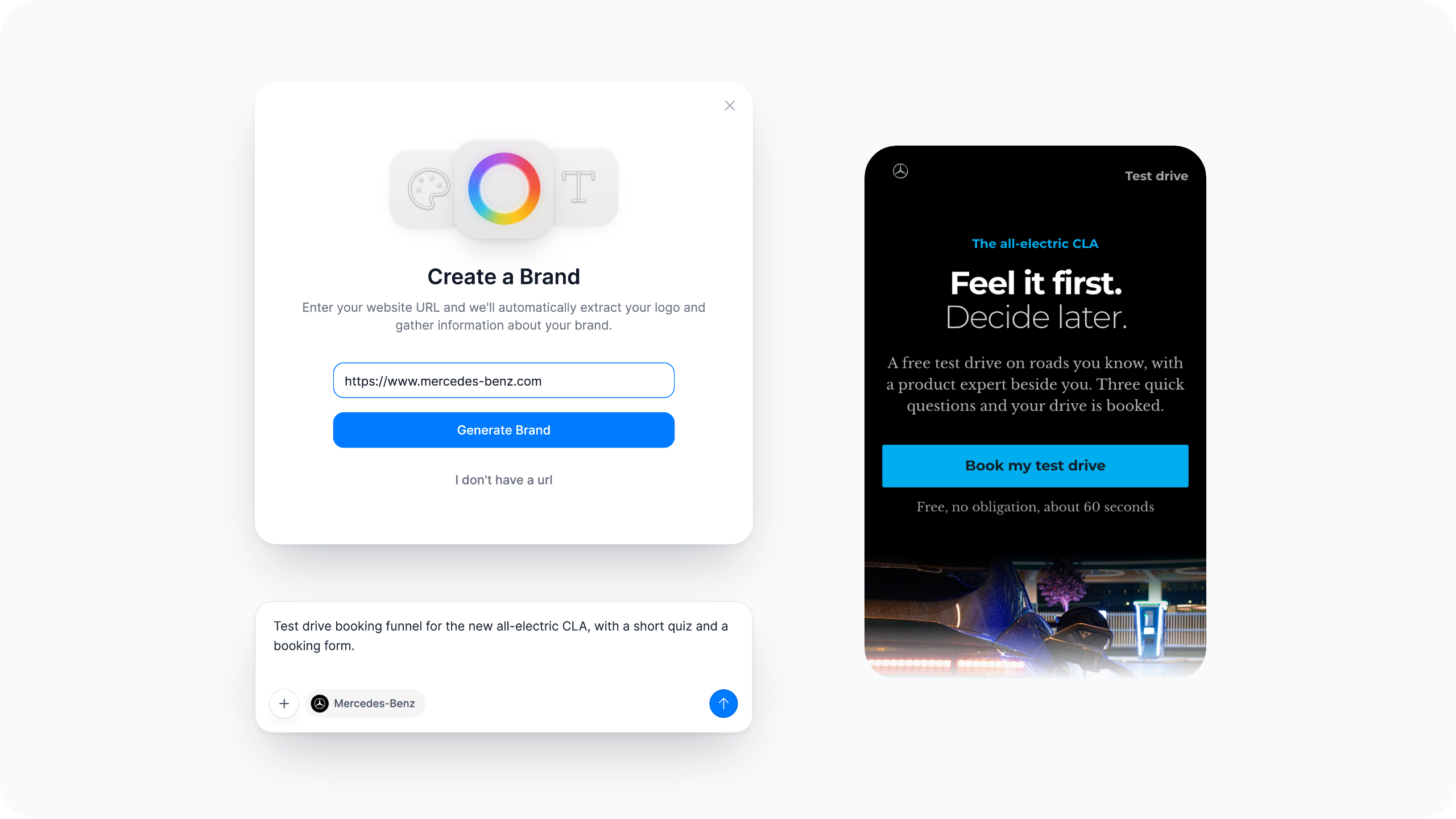 Brand Detection – Your logo, read from your website 🎨