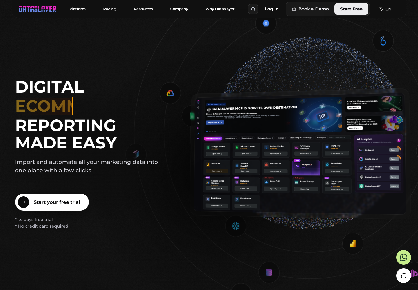 Dataslayer homepage