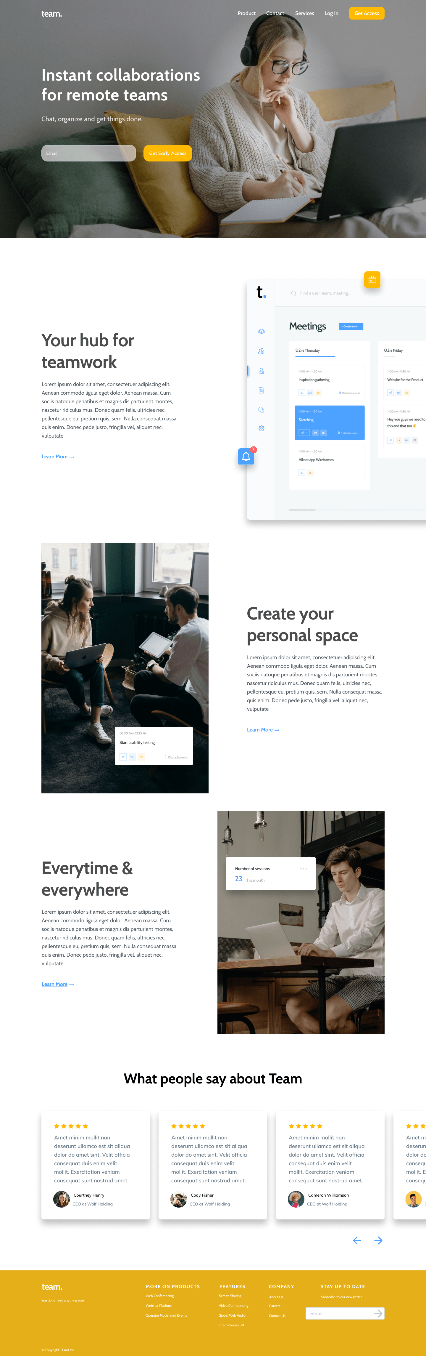 A screenshot of web page