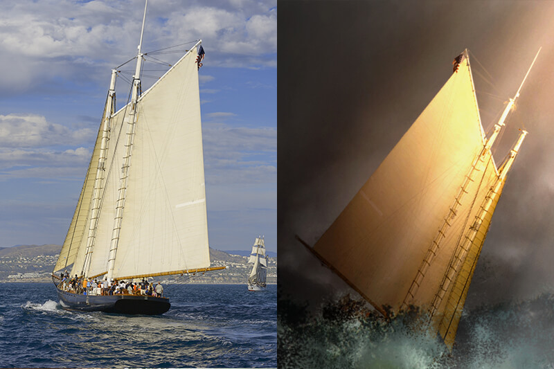 Dettaglio imbarcazione dell'immagine vincitrice dell'Adobe Take Ten Contest