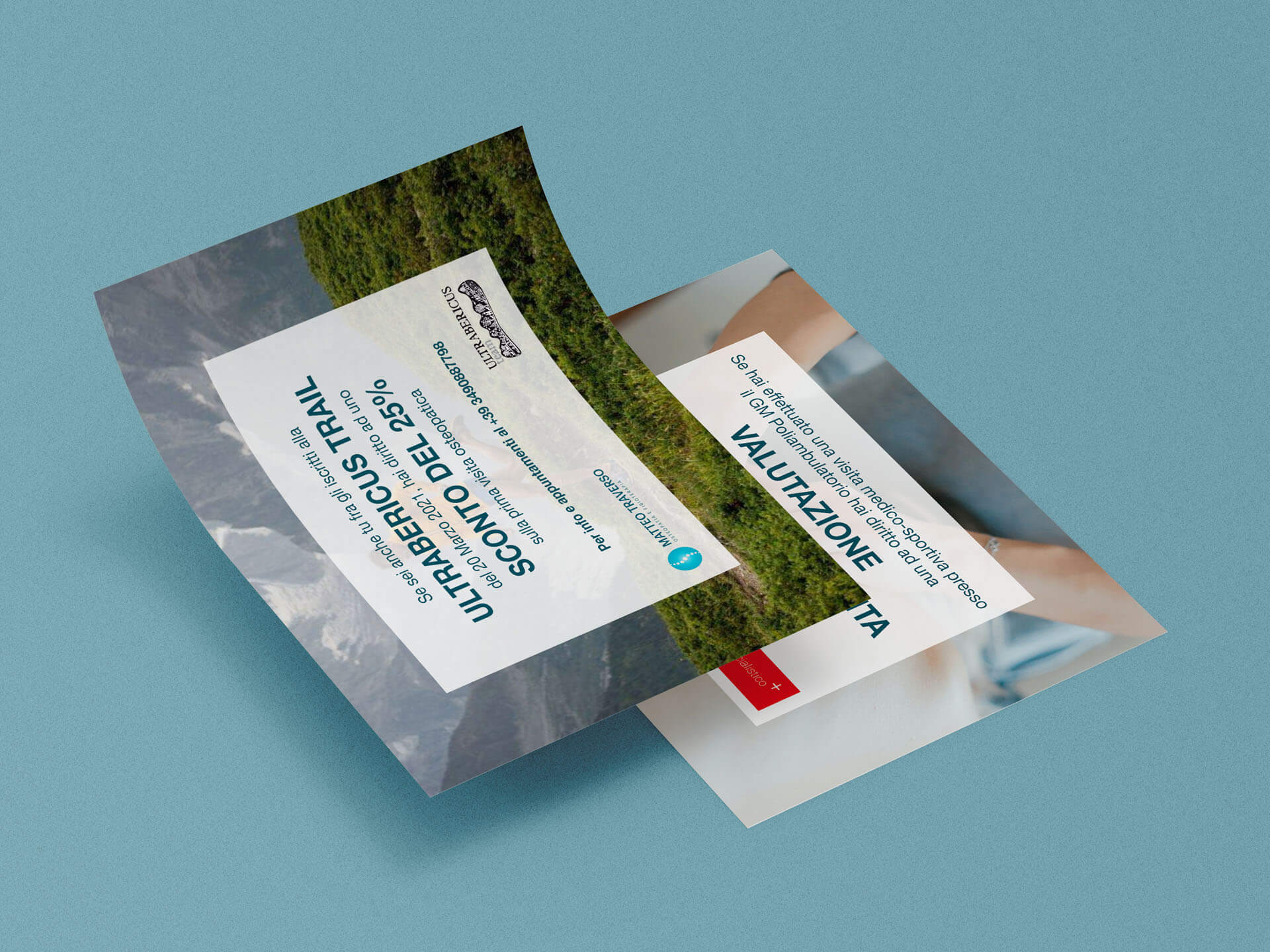 Volantini promozionali Matteo Traverso