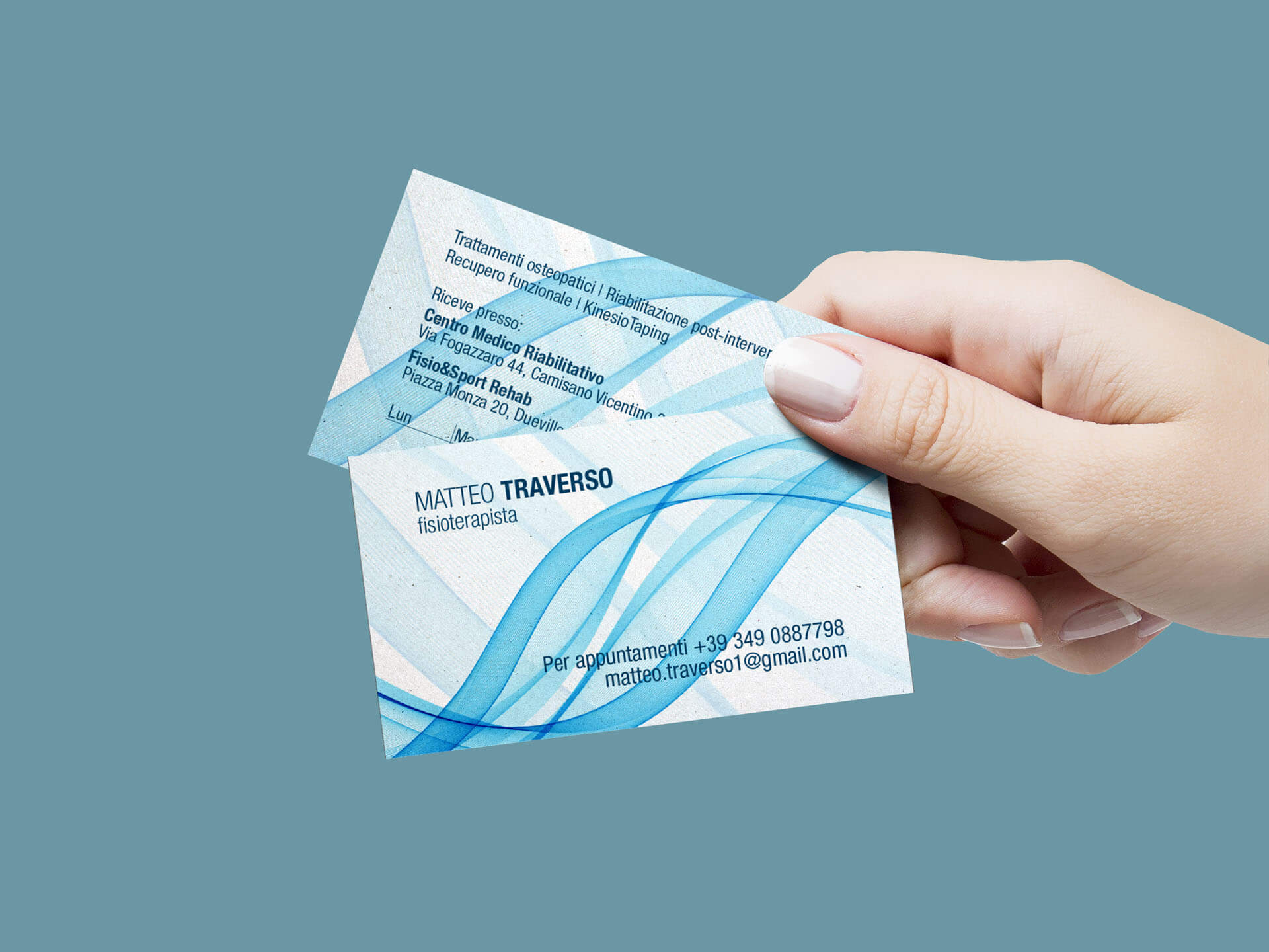 Biglietto da visita Matteo Traverso