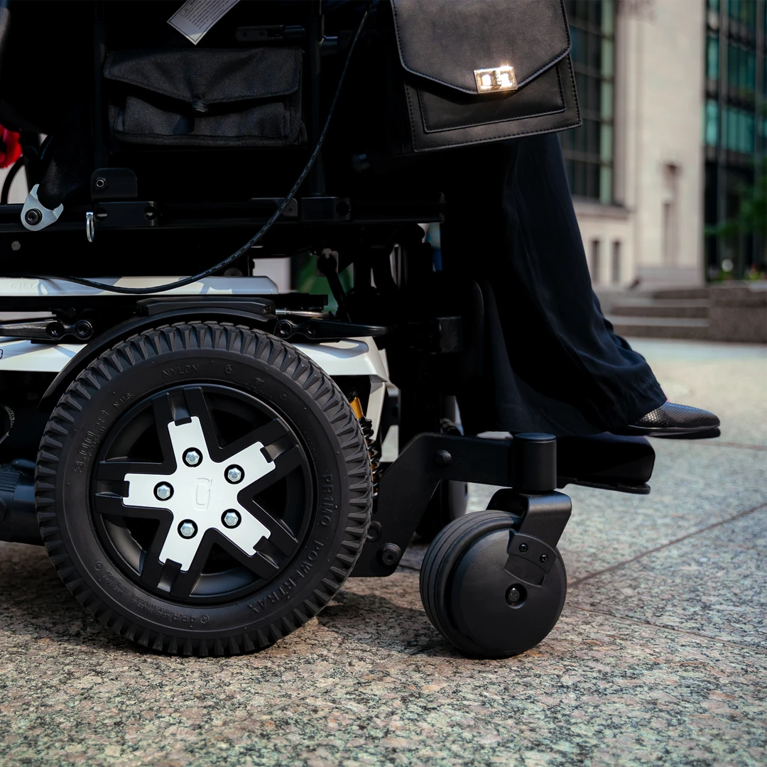 Jessica's wheelchair base