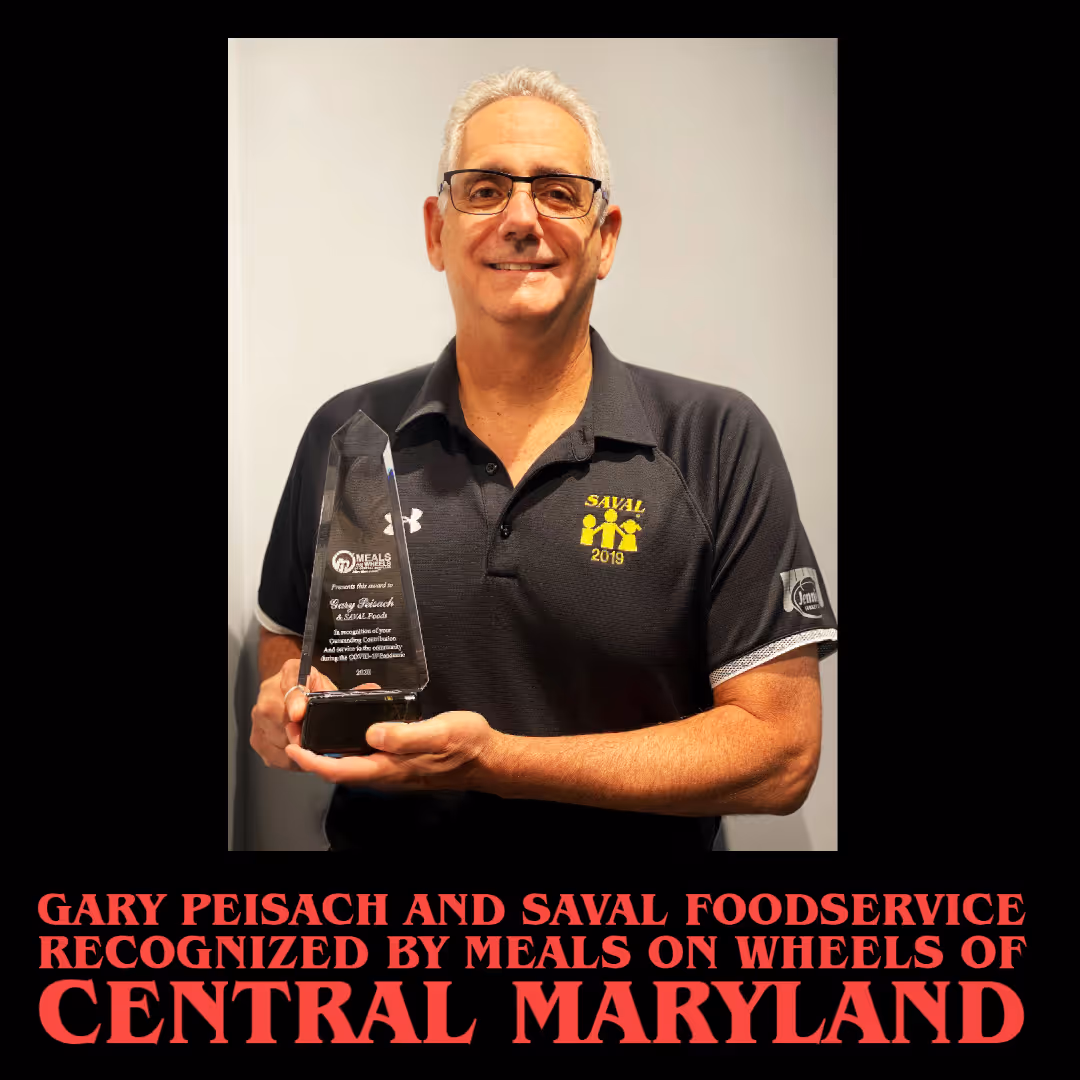 Gary Peisach & Saval Foods Recognized by Meals on Wheels of Central Maryland