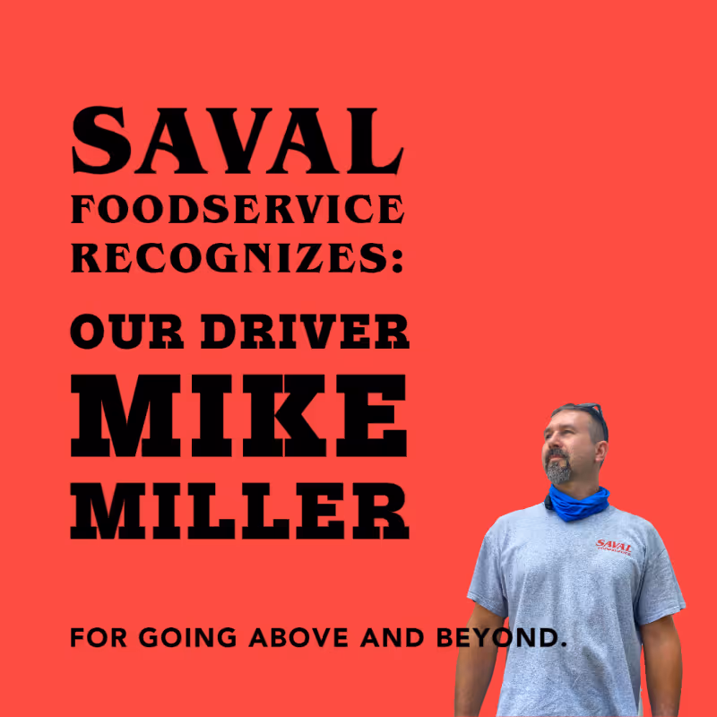 Saval Foodservice Recognizes Mike Miller