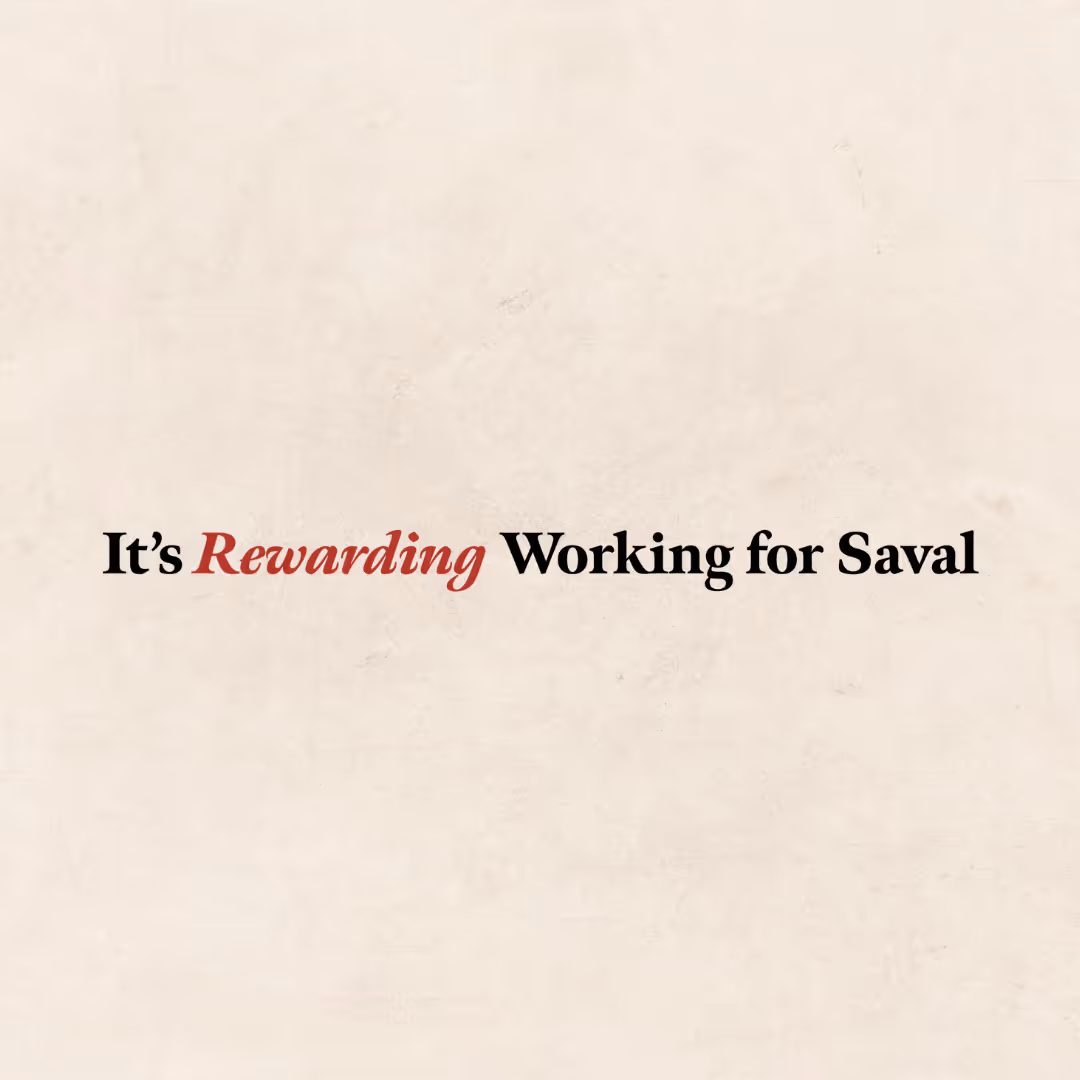 Consider A Career At Saval