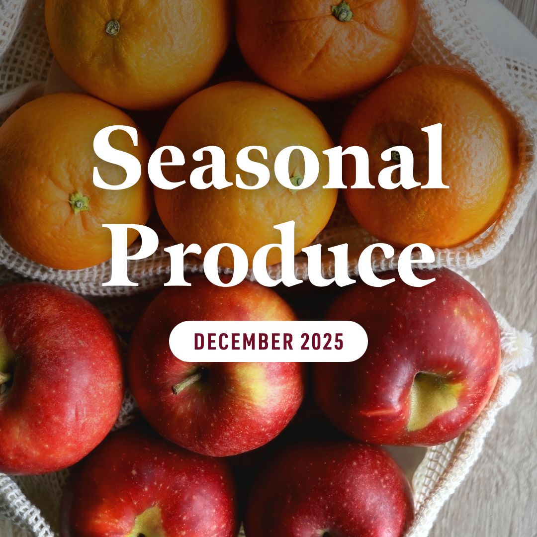 December is full of fresh fruits and veggies for your plates 🍎🍊