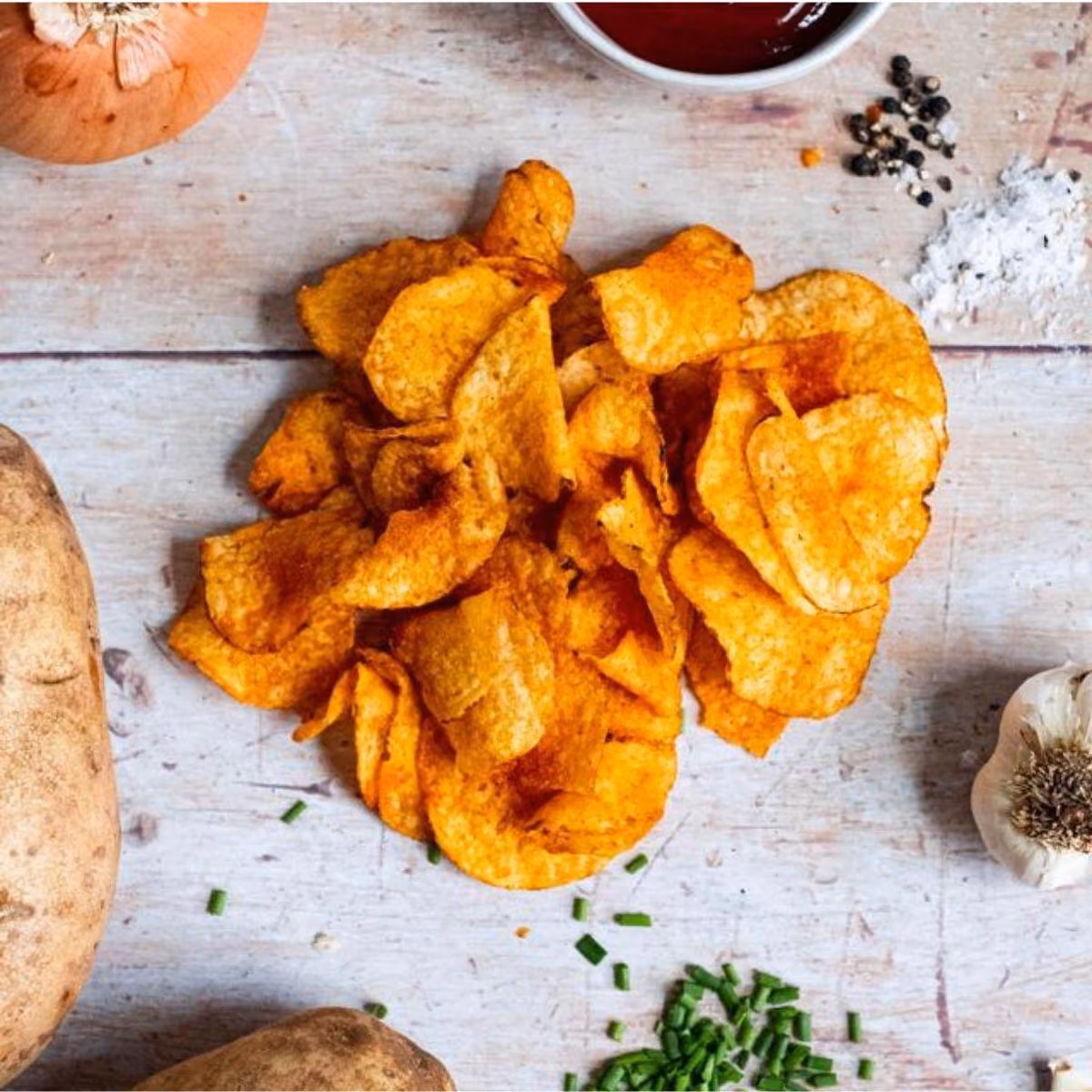 Ugly yet tasty 🥔

Made from upcycled potatoes and full of flavor, Uglies chips are the perfect grab-and-go snack!