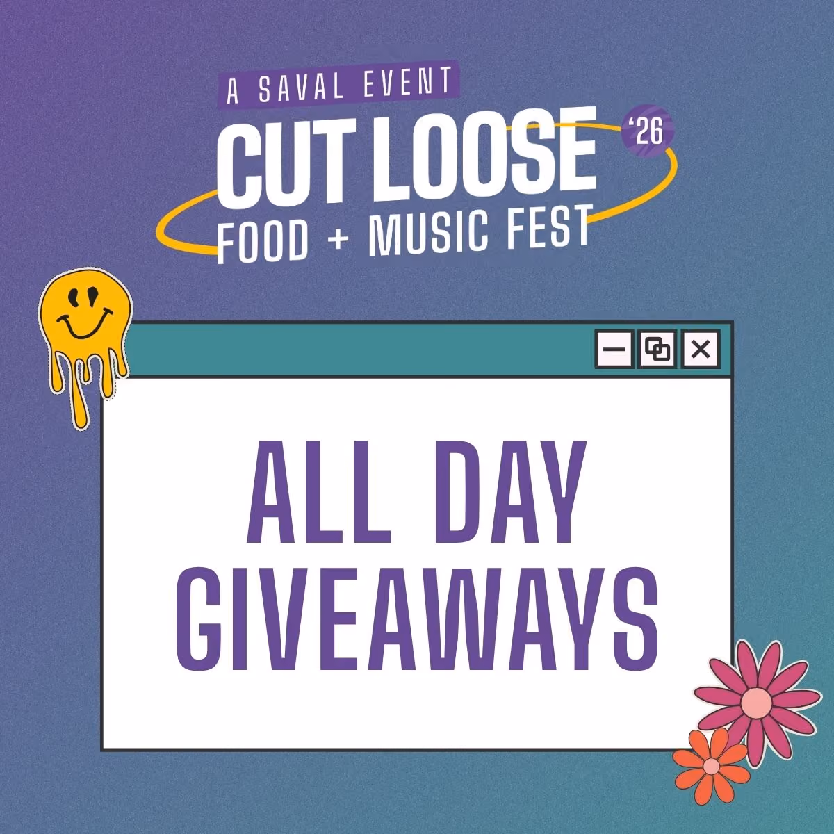 We’re giving away prizes all day at Cut Loose. Grab a bite, discover something new, and see what you can win 🔪🎮💵

Learn more about the experience at the link in our bio.