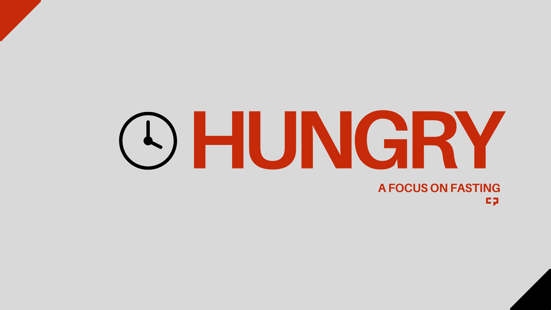 Hungry: Trevor McCullough (1 Timothy 4:6-8)