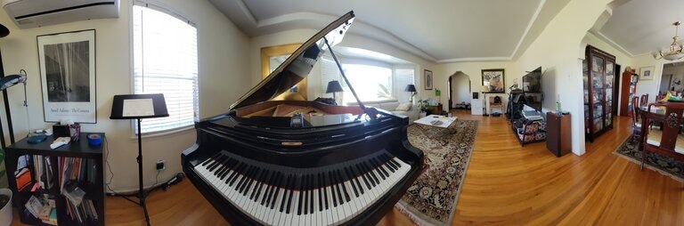 Living Room Panoramic Photo