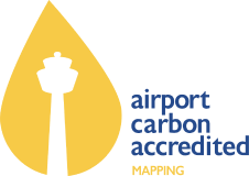 Airport Carbon Accredited  mapping logo