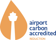 Airport Carbon Accredited  reduction logo
