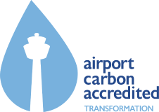 Airport Carbon Accredited  transformation logo