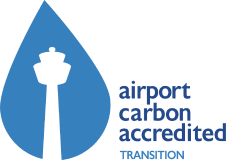 Airport Carbon Accredited  transition logo