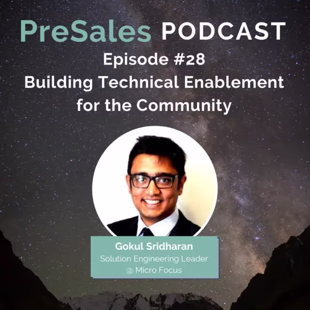 28. Building Technical Enablement for the Community w/Gokul Sridharan