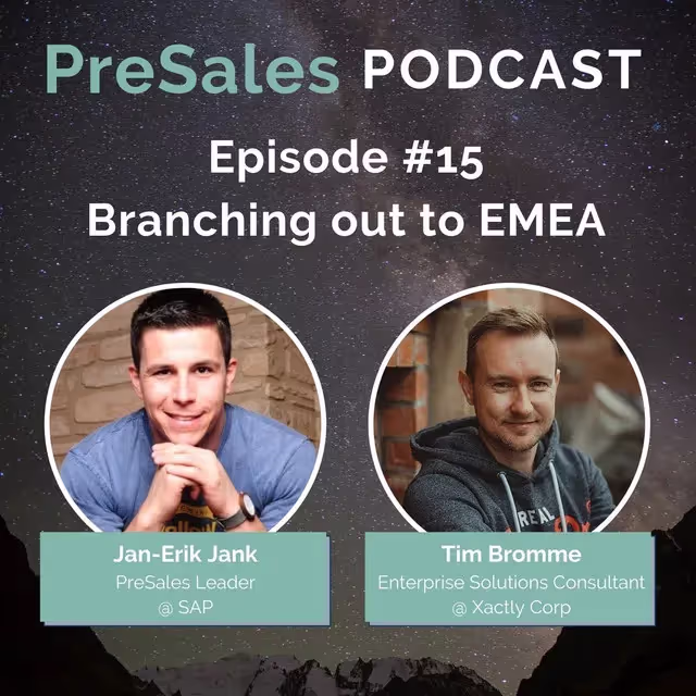 15. Branching out to EMEA w/Sales Excellence Podcast