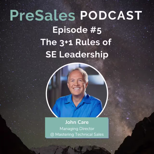 5. The 3+1 Rules of SE Leadership w/John Care