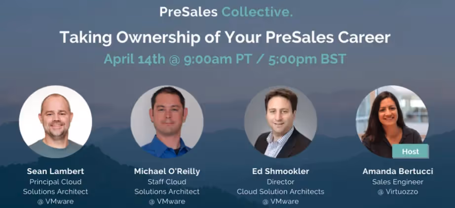 Taking Ownership of Your PreSales Career
