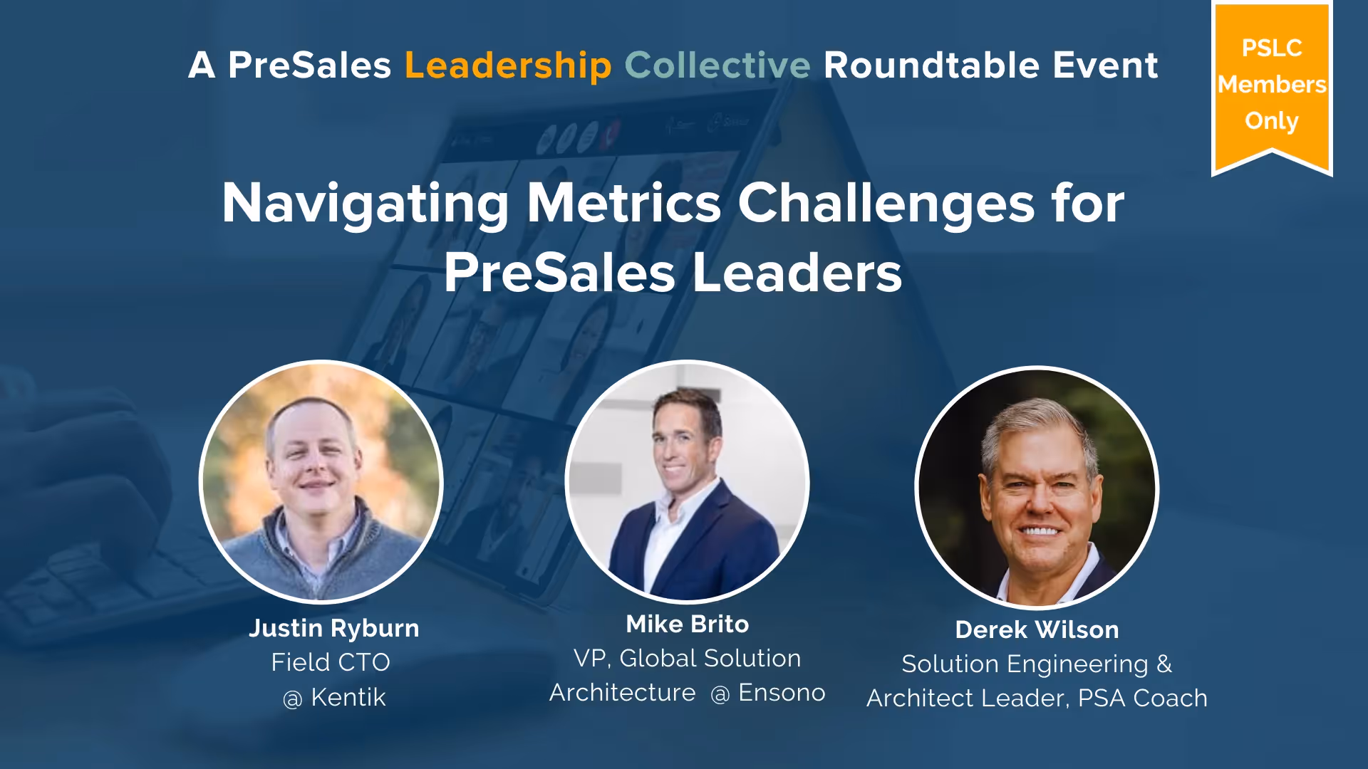 PSLC Roundtable: Navigating Metrics Challenges for Presales Leaders