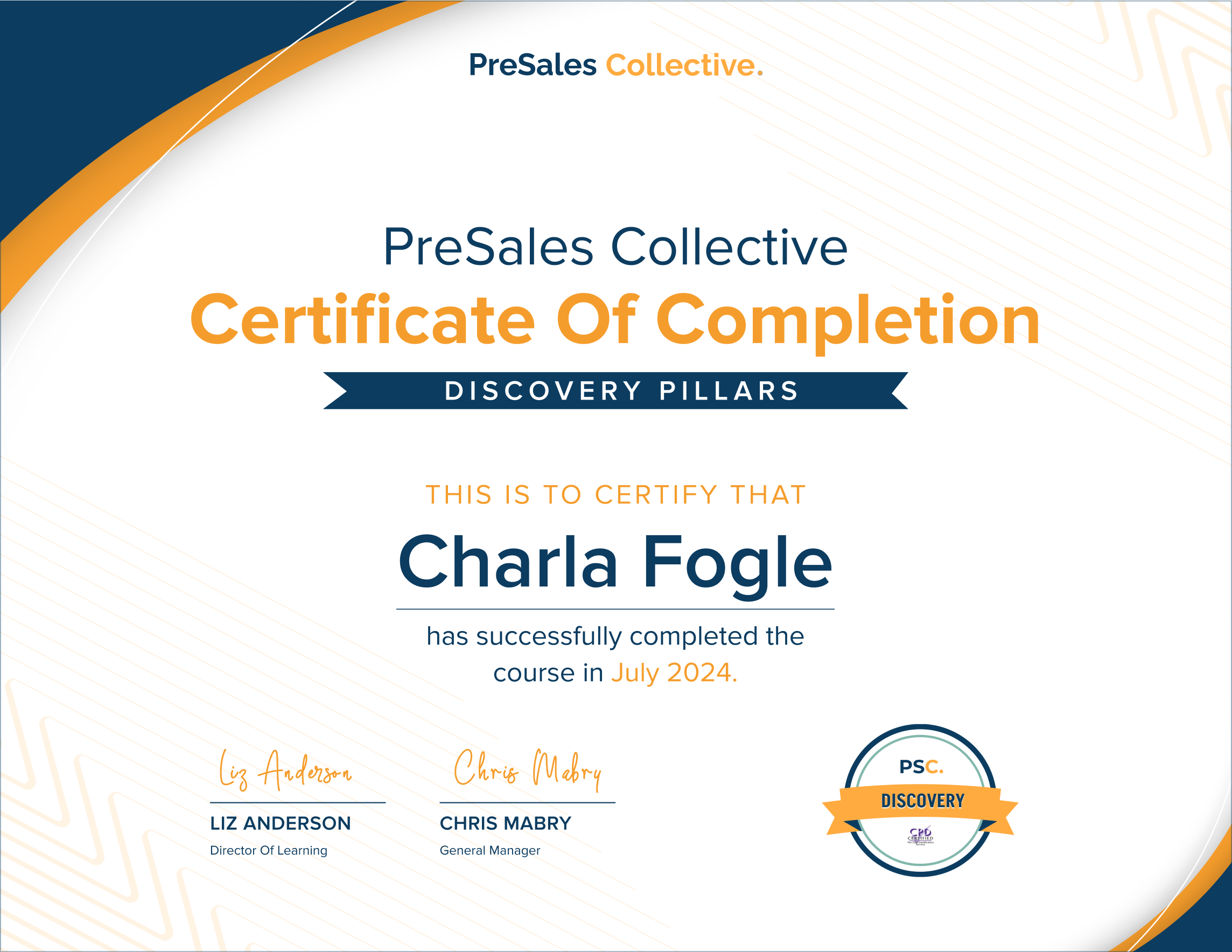 Pillars: Discovery - Charla Fogle