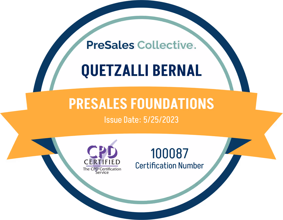 PreSales Foundations - Quetzalli Bernal