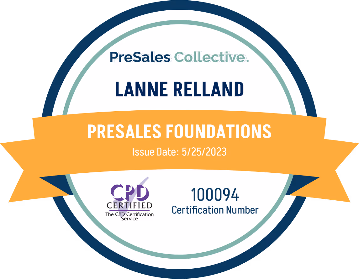 PreSales Foundations - Lanne Relland